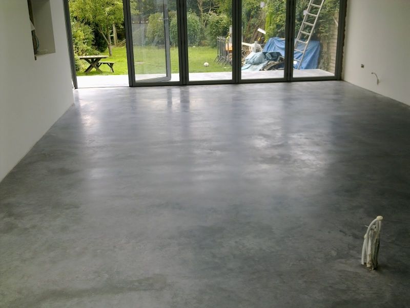 Natural Power Float Concrete Floors House Oxted Steyson